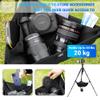Tripod Weight Stone Bag for Lightweight Tripod Easel Light Stand Astrophotography, with Nylon Cmaera Rain Cover Sleeve for Canon Nikon Sony Mirrorless Cameras with Lens Below 7.1x5.5x9.1inch view 3