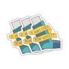 (3Pcs) It Ain't Easy Being Wheezy Sticker - Asthma Sticker - Respiratory Medical Sticker - Breathing Disease Sticker - Breathing Stickers - Stickers 3X3 - Sticker Wall - Laptop - Cell - Tumbler view 2