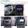 Alikali 10 inch Car Radio Stereo w/2+32G Radio for Chrysler Town&Country 2001-2007,for Dodge Grand Caravan 2001-2007 Double Din Car Radio Receiver w/WiFi GPS Navigation Bluetooth AHD Backup Camera Mic view 3