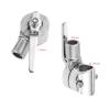 wangruimao 25mm Antenna Ratchet Mount Dual Adjustable Base VHF Antenna Ratchet Mount 316 Stainless Steel, Silver view 3
