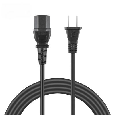 Musstad 6.6ft 2-Prong AC Power Cord for Emotiva XPA 3 XPA 5 Airmotiv 6s Stealth Amplifiers, Black