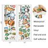 Mfault Time to Read Animal Book Wall Decals Stickers, Educational Elephant Lion Giraffe Nursery Decorations Classroom Bedroom Art, Zebra Leopard Plant Neutral Toddler Kids Reading Corner School Decor view 2