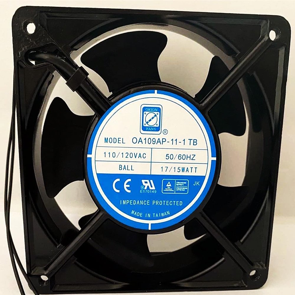 AJSWISH OA109AP-11-1 TB 12CM 110/120VAC 17/15W 2-Wire Cooling Fan for OA109AP-11-1TB AC Fan