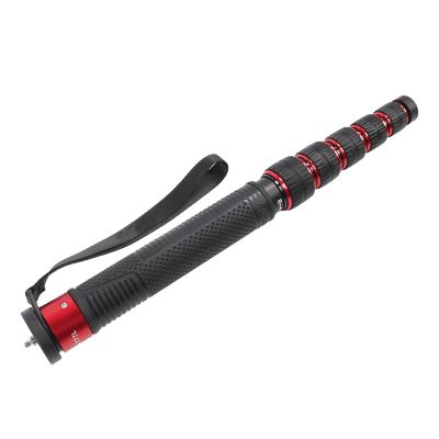 Camera Monopod, Leg Lock System Wide Compatibility Wide Application Range Made of Aluminum Alloy, with Storage Bag, for Tripods Monopods Selfie Sticks and Cell Phone Stabilizers