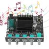 BT Amplifier Board High Power Sound Stereo, 2.1 Channel, BT 5.0, 15-100W for 4-8 Speakers, Overcurrent, Short Circuit, AUX Sound Input + Subwoofer + Left view 2