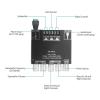 BT Amplifier Board High Power Sound Stereo, 2.1 Channel, BT 5.0, 15-100W for 4-8 Speakers, Overcurrent, Short Circuit, AUX Sound Input + Subwoofer + Left view 3
