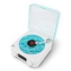 ASHATA Record Player Speaker with Night Light, Time Display, and Multifunction, for Girls (White) view 1