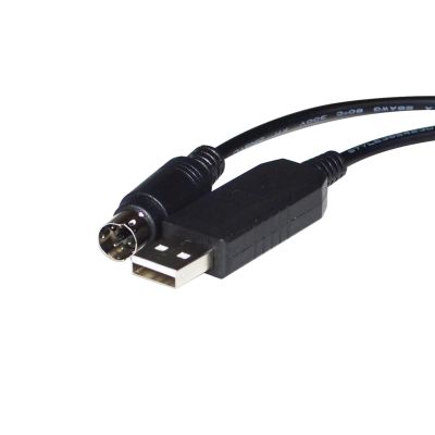 COKYIS USB to MINI-DIN 4 PIN ADAPTER RS232 CABLE for EQUATORIAL Mount COMMUNICATION to PC(8M,USB-MINI DIN)