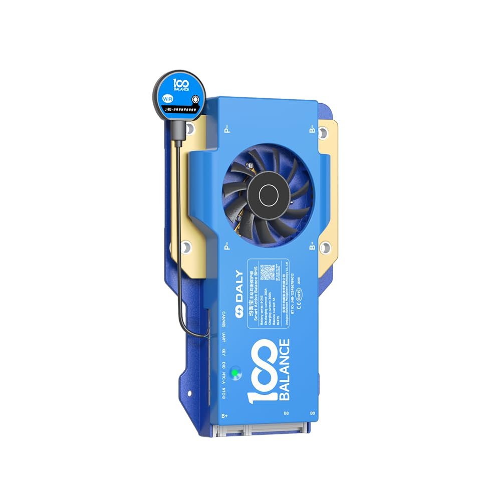 100BALANCE 300A 4-8S CAN BMS & Wi-Fi Set Smart Active Balance Protection Board Build-in Bluetooth & RS485/CAN Port