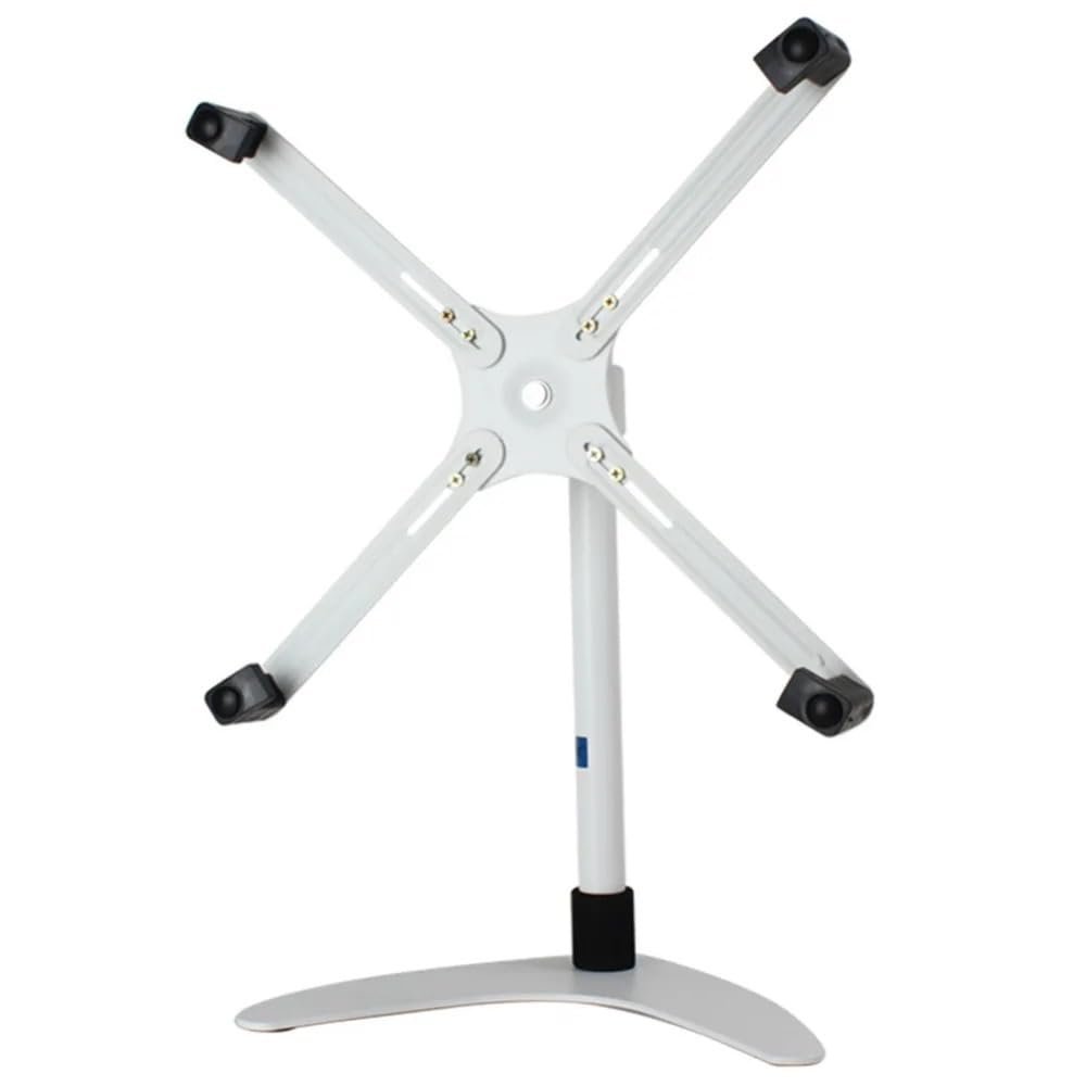 AVXANKTG Suitable for 14-27 inch LCD Monitor Without mounting Holes LCD Monitor Extension Adapter Fixed Bracket Monitor Stand(White)