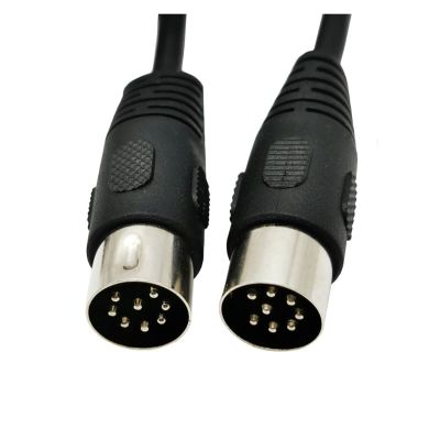 Milkweed 8 Pin Din Male to Male Sp/ea-ker Au-dio Adapter Fit Fit Compatible Surveillance Automotive Computers Television Precision 50cm 150cm 3.0M Cable(500CM)