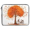 17inch Laptop Sleeve Bag Autumn Tree with Aged Old Bike Laptop Bag Shockproof Computer Carrying Cover Slim Briefcase Handbag view 1