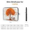 17inch Laptop Sleeve Bag Autumn Tree with Aged Old Bike Laptop Bag Shockproof Computer Carrying Cover Slim Briefcase Handbag view 2
