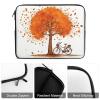 17inch Laptop Sleeve Bag Autumn Tree with Aged Old Bike Laptop Bag Shockproof Computer Carrying Cover Slim Briefcase Handbag view 4