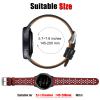 BOTNUW Lace Leather Band Compatible with Garmin Vivoactive 3/Vivoactive 3 Music Bands/Vivoactive 5 Bands,Garmin Venu/Venu 2 Plus Bands Women Men,20mm Breathable Slim Hollow-out Sports Replacement Band (Apricot) view 3