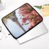 15inch Laptop Sleeve Bag Paris Eiffel Tower Flower Laptop Bag Shockproof Computer Carrying Cover Slim Briefcase Handbag view 3