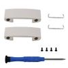 Aiivioll Studio Pro Wireless Headphones Headband Metal Folding Hinge Clamp Cover Pin Repair Parts Kit Compatible with Studio Pro (White) view 1