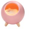 Lancoon Nursery Lamp for Children Pink Cat Night Light for Bedroom Kid Lamp Bedroom Cat Night Light for Wife Mom Teen Girls Cute Cat House Valentine Cat Lover for Women Christmas Birthday Party view 1