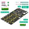 AYASOSO High-Speed 2 in 1 M.2 NVMe/SATA SSD to SFF-8654 & SATA Adapter Combo view 3