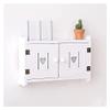FENOKD Wooden Uter Storage Box Wall Mounted Non-Punching Cable Management Box Cable Organizer Box to Cover and Hide Power Strips/Cords (E Small) view 1
