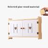 FENOKD Wooden Uter Storage Box Wall Mounted Non-Punching Cable Management Box Cable Organizer Box to Cover and Hide Power Strips/Cords (E Small) view 3