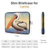 15inch Laptop Sleeve Bag Pelican Birds Laptop Bag Shockproof Computer Carrying Cover Slim Briefcase Handbag view 2