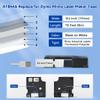 Aonomi 18445 Permanent Vinyl Tape White Replace for Dymo Rhino 4200 5200 Label Maker Tape 3/4 Inch 19mm, Vinyl Industrial Rhino Labels, Work for Dymo 5000, 6000, 3M PL100 Label Refills, 4 Pack view 2