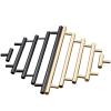 DYINGZL Black/Gold Modern Cabinet Knobs and Handles Solid Brass Kitchen Door Handles Furniture Handle Black Gold Drawer Knob(Knob-Black-Small) view 1