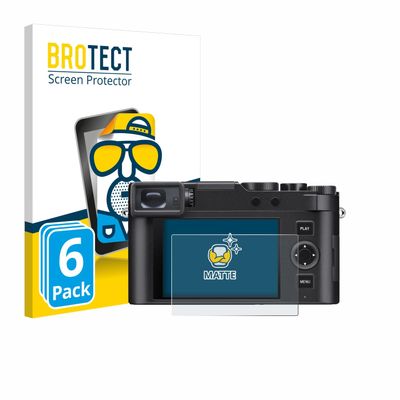 brotect Screen Protector Anti-Glare Compatible with Leica D-Lux 8 (6 Pack) Screen Protector Matte, Anti-Fingerprint Protection Film