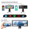 10.26 inch Portable Car Stereo Car Radio with 4K DVR Dash Camera Back Camera Wireless Apple CarPlay&Android Auto IPS Touch Screen Bluetooth/FM/AUX Car Play Navigation view 2