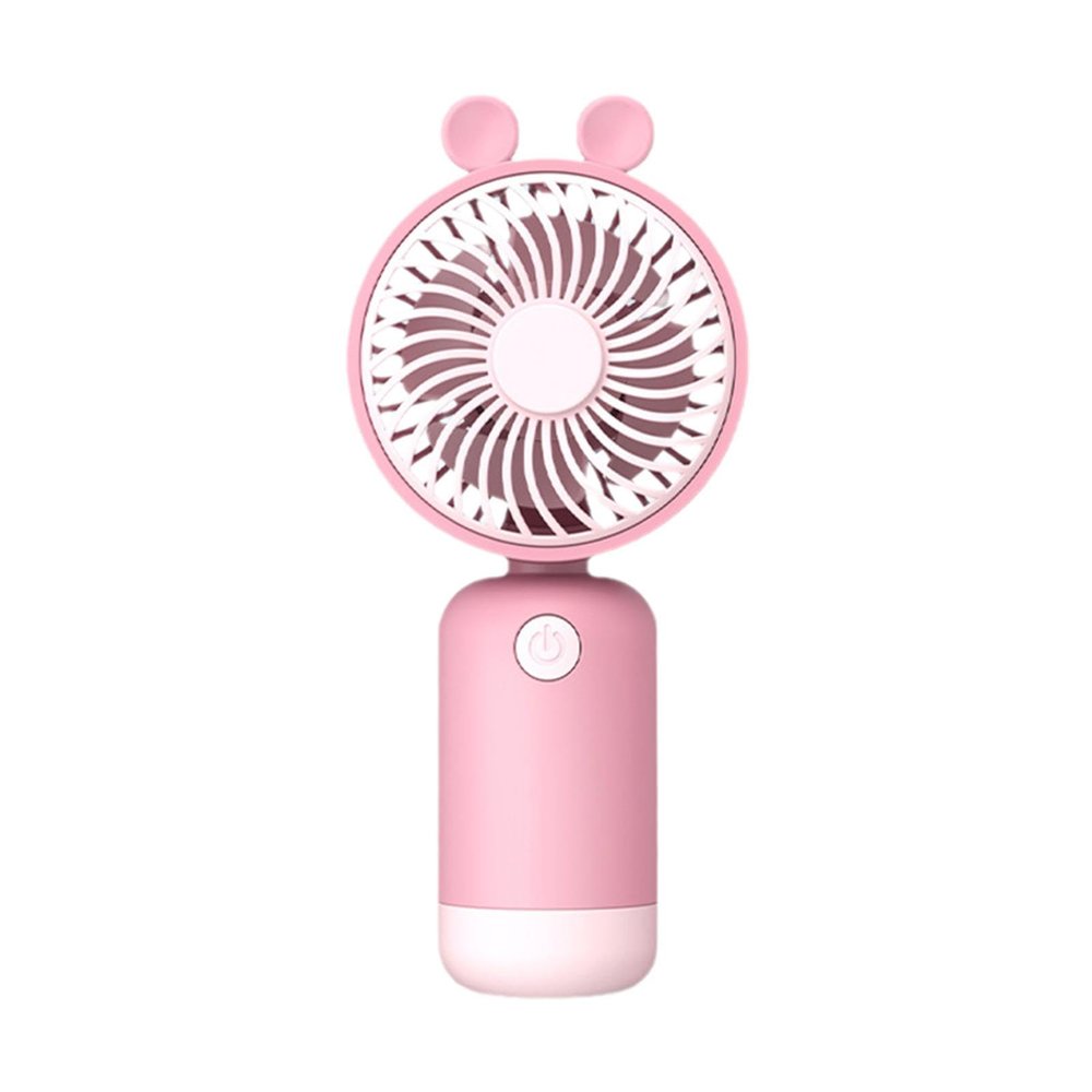 Qianly Mini Portable Fan USB Cartoon Fan Stylish Cooling Desk Fan Small Hand Fan for Women Men Outdoor Indoor Commute Office Travel