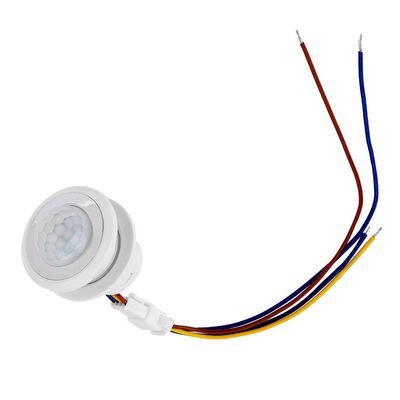 Akozon Mr HW06A LED Automatic Infrared Motion Sensor Control Switch, 1-40W, Compact Design Innovative with Auto Detection Function (MR-HW08F 45mm Long, 40mm Diameter)
