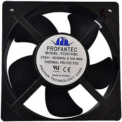 AJSWISH P2207HBL 230V PROFANTEC Axial Fan AC230V 0.3A 20572 Electric Control Cabinet Cooling Fan for P2207HBL Fan