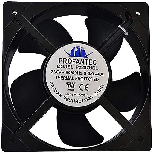 AJSWISH P2207HBL 230V PROFANTEC Axial Fan AC230V 0.3A 20572 Electric Control Cabinet Cooling Fan for P2207HBL Fan