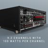 Onkyo TX-RZ30 9.2-Channel AV Receiver - 100 Watts Per Channel, Dirac Live Out of Box, Works with Sonos Certified, THX Certified and More view 3