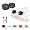 2 Pcs Rechargable Clip on Clog Headlights Lights Flashlights for Shoe,Waterproof Hands Free Flashlights with 3 Light Modes,Clip on Shoe Light Attachment Charm, Accessories for Camping,Cycling,Walking view 1