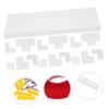 Veemoon 1set Household Cord Hider Kit Self-Adhesive Cable Concealer for Wall Mounted Tvs Wire Cover Paintable Design for Home view 3