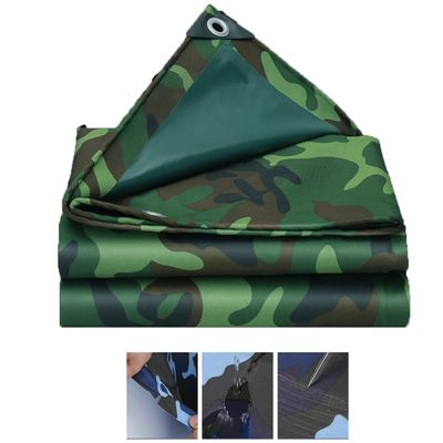 NILZA 10x13Ft Camouflage Tarpaulin Waterproof Tarp Cover Outdoor Canvas Fabric with Eyelets Camo Sheet for Car Boat Roof Camping Garden Furniture Caravan Cover(Green,1.5mx2m(5x6.5ft))