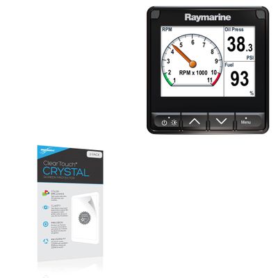 BoxWave Screen Protector Compatible with Raymarine E70327 - ClearTouch Crystal (2-Pack), HD Film Skin - Shields from Scratches