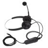 Commercial Headphones with Noise Cancelling Microphone, RJ9 Binaural Connector, Wired Phone Headset for Customer Service, Volume Adjustment Microphone, view 4
