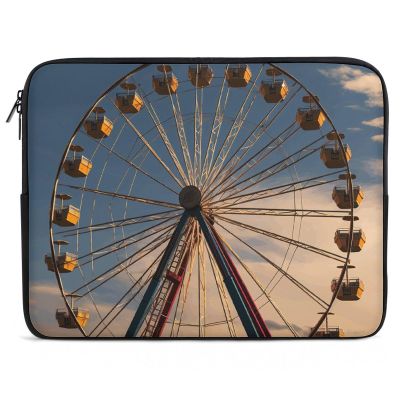17inch Laptop Sleeve Bag Ferris Wheel Laptop Bag Shockproof Computer Carrying Cover Slim Briefcase Handbag