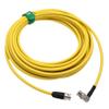 HangTon 12G 4K 60p SDI Coaxial Video Cable Male BNC to Right Angle Male BNC Canare LV-61S for Sony FS7 FX9 FX6 RED ARRI Camera Atomos Monitor 5M view 2