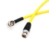 HangTon 12G 4K 60p SDI Coaxial Video Cable Male BNC to Right Angle Male BNC Canare LV-61S for Sony FS7 FX9 FX6 RED ARRI Camera Atomos Monitor 5M view 3