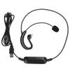 Akozon USB Ear Hook Headset  High Performance Notebook Headphone for Skype/QQ/MSN  Comfortable and Easytouse Ear Hook Headset for Game Players and Online Chatting view 1