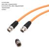 HangTon 12G 6G SDI Video Cable 4K 3840 4096 x 2160p for Steadicam Transvideo Starlite Alexa 35 LF Komodo Sony FX9 FX6 C500 Mark II Atomos Ninja V Camera Monitor 1M view 4