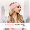 Perytong Sleep Headphones Wireless, Bluetooth Sports Headband Headphones with Ultra-Thin HD Stereo Speakers Perfect for Sleeping,Workout,Jogging,Yoga,Insomnia, Air Travel, Meditation (Bright Pink) view 3