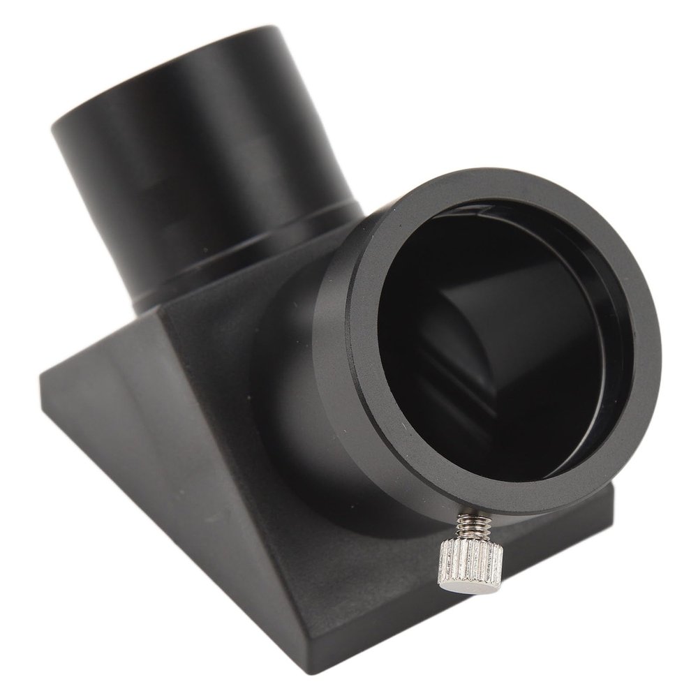 1.25 Inches 90 Degree Diagonal Mirror, Fully Coated Lens, Metal Plastic Construction, for Refractor Telescopes