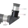 1.25 Inches 90 Degree Diagonal Mirror, Fully Coated Lens, Metal Plastic Construction, for Refractor Telescopes view 4
