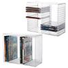 STORi Stackable Clear CD & DVD Organizer Bundle, with Rubber Feet, Made in USA view 1