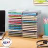 STORi Stackable Clear CD & DVD Organizer Bundle, with Rubber Feet, Made in USA view 2